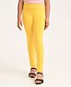 Zion Cotton Lycra Knit Solid Leggings - Lemon Yellow