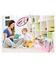 Mom Care Baby Diaper Storage Organizer Nappies Bag For Mother Stylish Storage Bag For All Newborn Baby Products Nursery  Basket- pink