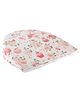 Bonfino Premium Memory Foam Pregnancy Wedge Pillow Cupcake Print - Pink and White