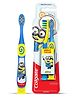 Colgate Baby Extra Soft Toothbrush With Tongue Cleaner & Minion Print Pack Of 2 - Multicolour