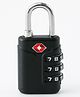 Small Luggage Lock with 3 Digit Number Lock - Black| Sturdy & Durable| Ideal for Trolleys, Air Bags, Duffle Bag, Suitcase