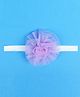 Aye Candy Floral Applique Detailed Headband - Lavender