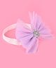 Aye Candy Glitter Bow Applique Detailed Headband - Lavender