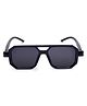 KIDSUN Solid 100% UV Protected Square Sunglasses - Black