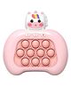 NEGOCIO  Quick Push Bubble Pop Popit Game Interactive Squeezing Stress Relief Toy with Music and Light- PACK OF 1- COLOR MAY VARY
