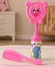 AEREX Newborn Baby Comb & Soft Brush Set | Natural Soft Bristles Grooming Hair Care Products for Babies | Infants | Baby Brush Set | Ideal for Baby Grooming Set | Perfect Baby Gift (Pink)