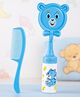 AEREX Newborn Baby Comb & Soft Brush Set | Natural Soft Bristles Grooming Hair Care Products for Babies | Infants | Baby Brush Set | Ideal for Baby Grooming Set | Perfect Baby Gift (Blue)