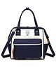 Babies Bloom Baby Diaper Bag Functional Diaper Tote Bag Waterproof Diaper Shoulder Bag Fashion Nappy Bag Travel Baby Bag For Mom, (Navy Blue)