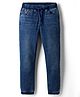 US Polo Assn Cotton Woven Full Length Solid Color Jeans - Blue