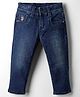 US Polo Assn Cotton Woven Slim Fit Denim Solid Color Weave Jeans - Blue