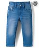 US Polo Assn Cotton Woven Full Length Solid Colour Jeans - Blue