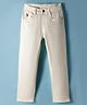 US Polo Assn Cotton Woven Full Length Solid Colour Jeans - White