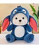 CuddleNest Plush Teddy Bear in Blue Animal Costume - Height 30 cm