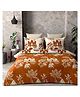 BhaiJi Bedsheets 180 TC King Size Bedsheet 108x108 inch With 2 Pillow covers - Dark Theme