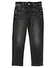 US Polo Assn Cotton Woven Full Length Slim Fit Solid Jeans - Black
