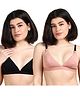 &Circus Modal Knit Pack Of 2 Solid Adjustable Maternity Bras - Multi Colour