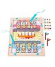 BitFeex Montessori Color Matching Game  Wooden Educational Cognition Toy with Bead Maze Board Magnetic Wand, Challenge Cards & Flags  STEM Activity Toy for Toddlers & Preschool Kids