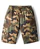 Dapper Dudes Camouflage Printed Shorts - Olive