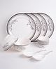 Superware Melamine 12 pcs Dinner set - Silver Lace