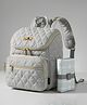 StarAndDaisy Trendy Diaper Bag with Multi Compartments, Spacious Storage, Light Grey