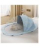 StarAndDaisy Baby Mosquito Net with 360° Widened Skirt Foldable Spacious & Light Honeycomb Mesh for Full Protection, Sky Blue
