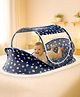 StarAndDaisy Baby Bed with Mosquito Net Baby Mattress for Newborn Mosquito Net for Kids, Blue