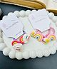 Radhya accessories Set Of 2 Rainbow & Sheep Designed Rubber Bands - Multi Colour