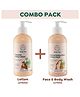 Wise Ted Natural Baby Lotion & Baby Face and Body Wash Combo - 275ml