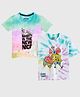 Nap Chief Pure Cotton Knit Pack Of 2 Half Sleeves Spongebob & Bugs Bunny Printed Tees - Multi Colour