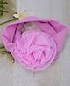 Little Miss Cuttie Floral Applique Detailed Headband - Pink