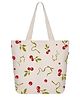 Ecoright Large Zipper Tote Bag -Mon Cherry