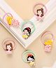Kicks & Crawl Set Of 6 Princesses Designed Rubber Bands - Multi Colour