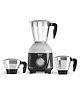 Havells MIXWELL 500 W 3 Jar Mixer Grinder, 304 SS Blades I High Speed 21000 RPM Motor, Heavy and Wider mouth SS Jars, All Jars with Handle (Black and Grey)