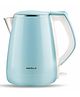 Havells Aqua Plus Electric Kettle 1.2 Litre, 1250 Watt | 304 Stainless Steel Inner Body | Cool Touch Body | Auto Shut-Off |Wider Mouth| 2 Year Warranty (Blue)