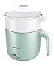 Havells Capture 1.2 Litre Multi-Cook Electric Kettle with Steamer | 650W |304 Stainless Steel Inner Body|Cooks Noodles, Rice, Milk | Cool-Touch Body | 2-Year Warranty (Green)