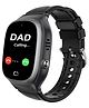 Wearfit Champ 2G Pro Kids Smart Watch   Location Tracker, 2 Way Calling, SOS Emergency, Camera, Games, School Mode, HD Touchscreen  Birthday Gifts for Boys & Girls   Black