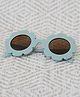 DukieKooky Floral Designed UV Protected Sunglasses - Light Blue