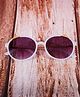 DukieKooky Kids UV Protected Lens Round Sunglasses - Cream
