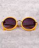 DukieKooky Solid UV Protected  Round Sunglasses - Yellow