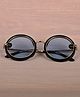 DukieKooky Solid UV Protected  Round Sunglasses - Blue