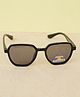 DukieKooky Solid Polarized & UV Protected Sunglasses - Black