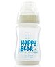 HAPPY BEAR Happy Bear Baby Feeding Bottle| Slim Regular Neck Essential BPA-Free Baby Bottle | PP New Born Baby Bottle Milk or Water Feeding Bottle | Odour Free | Weighted Cap - White
