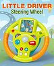 Fiddlerz Steering Wheel Toy for Kids Simulation Driving Car Toy Experience The Fun of Driving Car Toys for Boys and Girls Age 3+ (Color May Vary)