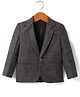 Rikidoos Full Sleeves Texured Blazer - Black