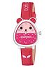 KIDSUN Happy To You Text Designed Analogue Watch - Red