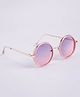 KIDSUN Solid 100% UV Protected Round Sunglasses - Pink