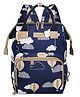 Winnies All-in-One Baby Diaper Bag Backpack Navy Blue