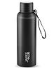 Jaypee Plus Vogue Vacuum Insulated Stainless Steel Hot & Cold Water Bottle-BIS Certified, Rust & Leak Proof, 700ml Black