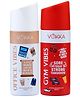 Vokka Vibes Deodorant Body Spray Combo Pack 300ml - 150ml x 2 | Gym & Office Vibes | Unisex Long Lasting Deo