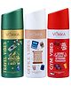 Vokka Vibes Deodorant Combo Pack 450ml - 150ml x 3 | Gym Vibes, Office Vibes,Travel Vibes | Unisex Long Lasting Deo